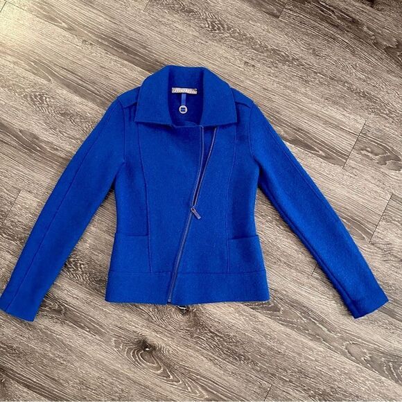 Dannenmann Royal Blue Wool Jacket - Picture 1 of 9